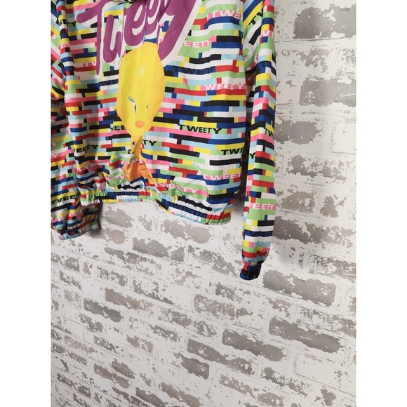 Looney Tunes‎ Members Only Tweety Bird Jacket Collaboration Size Large Colorful - Picture 3 of 16